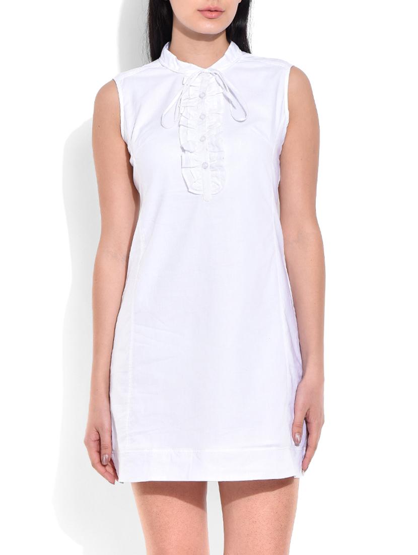 white cotton dress - 10123153 - Zoom Image - 1