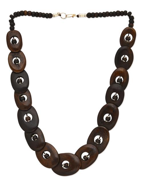 brown beads necklace - 10125839 - Very Small Image - 1
