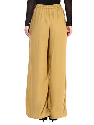 fawn rayon palazzos - 10130323 - Standard Image - 3
