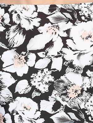 white floral print boxy top - 10155788 - Standard Image - 4