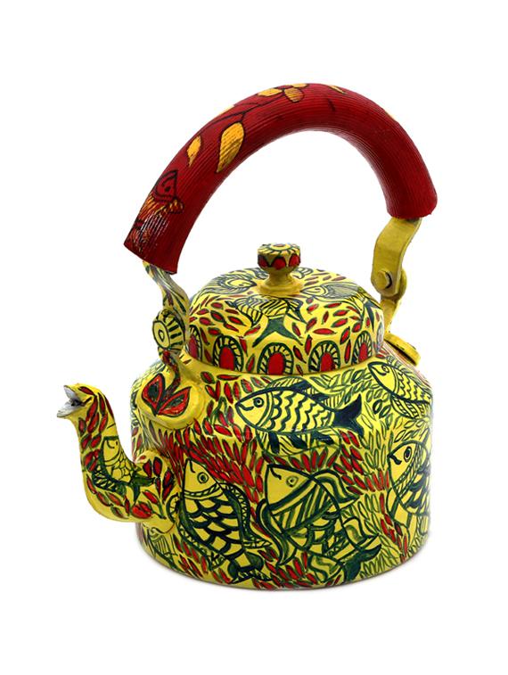 fish print aluminium tea kettle - 1016914 - Zoom Image - 2