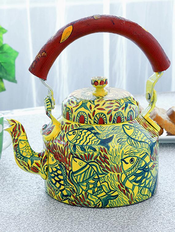 fish print aluminium tea kettle - 1016914 - Zoom Image - 7