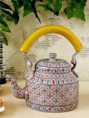 multicoloured painted aluminium tea kettle - 1016916 - Standard Image - 7