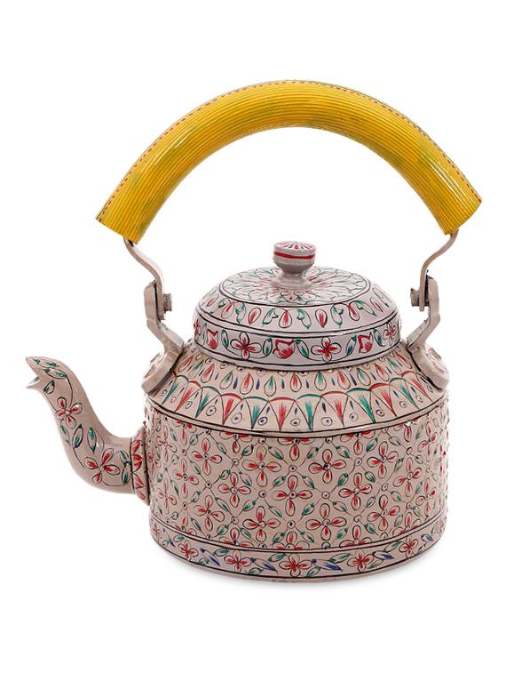 multicoloured painted aluminium tea kettle - 1016916 - Zoom Image - 1