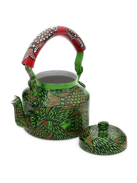 green painted aluminium tea kettle - 1016917 - Zoom Image - 3