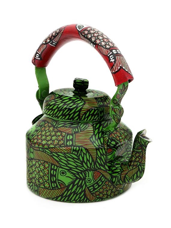green painted aluminium tea kettle - 1016917 - Zoom Image - 5