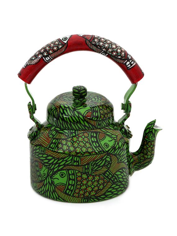 green painted aluminium tea kettle - 1016917 - Zoom Image - 6