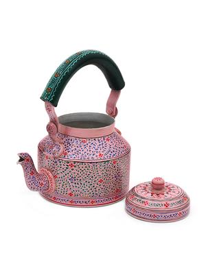 pink painted aluminium tea kettle - 1016918 - Standard Image - 3