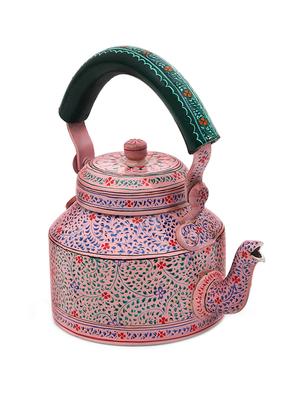 pink painted aluminium tea kettle - 1016918 - Standard Image - 5