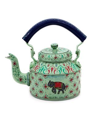 printed aluminium tea kettle - 1016919 - Standard Image - 2