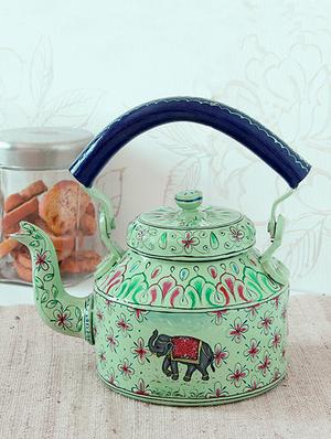 printed aluminium tea kettle - 1016919 - Standard Image - 7