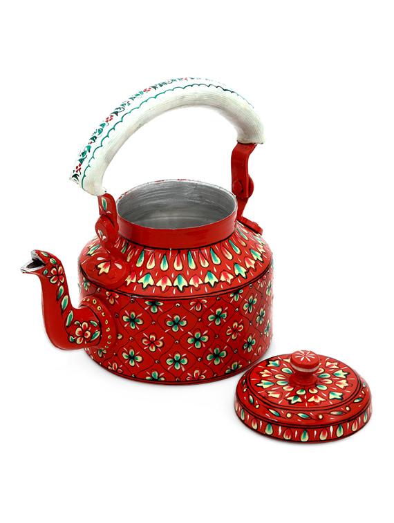orange painted aluminium tea kettle - 1016926 - Zoom Image - 3