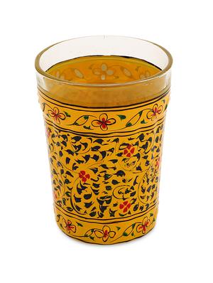 yellow painted tea glasses (set of 4) - 1016927 - Standard Image - 2