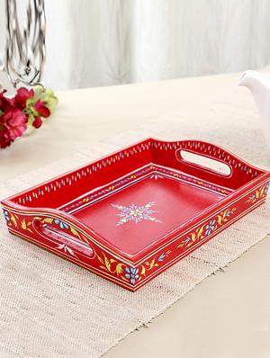 printed wooden tray - 1016938 - Standard Image - 4