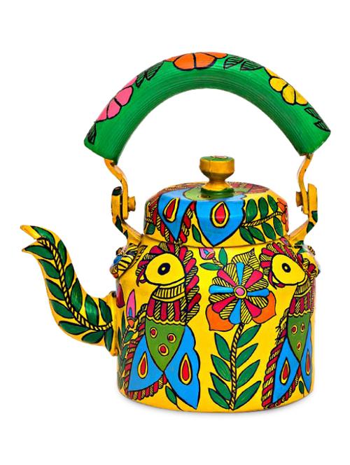 traditional perrot painted tea kettle - 1016969 - Standard Image - 1