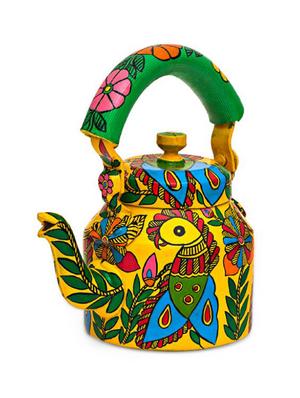 traditional perrot painted tea kettle - 1016969 - Standard Image - 2