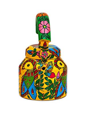 traditional perrot painted tea kettle - 1016969 - Standard Image - 4