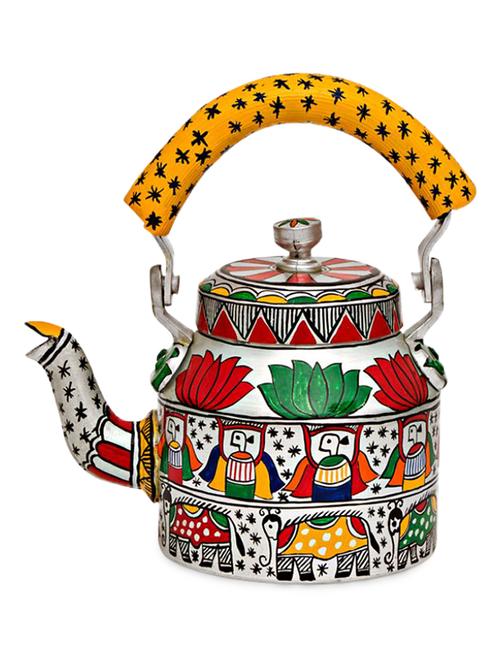 multicoloured painted aluminium tea kettle - 1016972 - Standard Image - 1