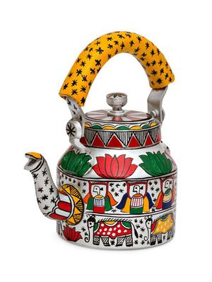 multicoloured painted aluminium tea kettle - 1016972 - Standard Image - 2