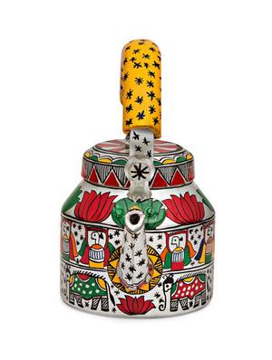 multicoloured painted aluminium tea kettle - 1016972 - Standard Image - 4