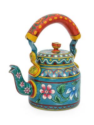 floral hand painted tea kettle - 1016976 - Standard Image - 2