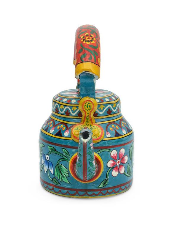 floral hand painted tea kettle - 1016976 - Zoom Image - 4