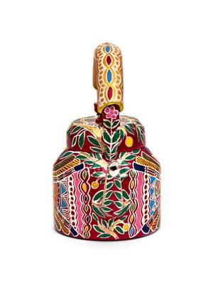 ethnic peacock painted tea kettle - 1016978 - Standard Image - 4
