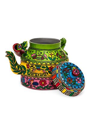multicoloured hand painted tea kettle - 1016987 - Standard Image - 3