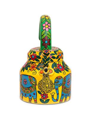 ethnic elephant painted tea kettle - 1016989 - Standard Image - 4