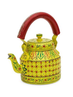 yellow painted aluminium tea kettle - 1016994 - Standard Image - 2