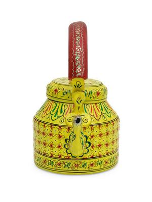 yellow painted aluminium tea kettle - 1016994 - Standard Image - 4