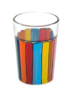 multicolor painted tea glasses (set of 6) - 1017013 - Standard Image - 2