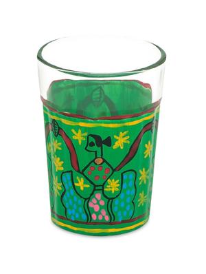 green painted tea glasses (set of 6) - 1017015 - Standard Image - 2