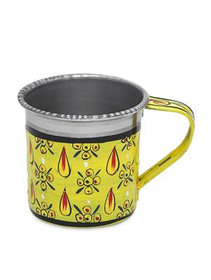 ethnic painted stainless steal tea cup set - 1017020 - Standard Image - 2