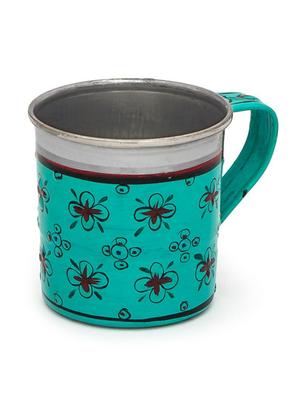 sea-green painted tea cup set (6pcs) - 1017024 - Standard Image - 3