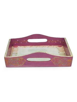 multicoloured hand painted aluminium tea set - 1017035 - Standard Image - 3