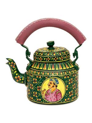 dark green handpainted tea set - 1017040 - Standard Image - 2