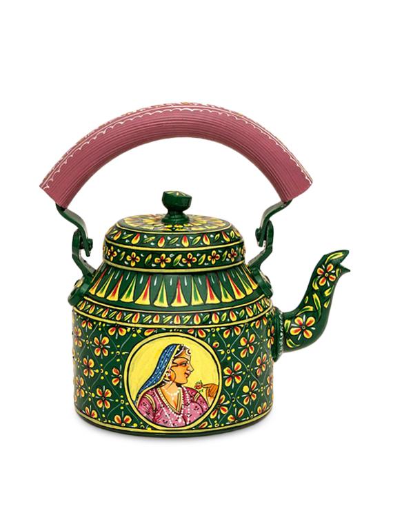 dark green handpainted tea set - 1017040 - Zoom Image - 8