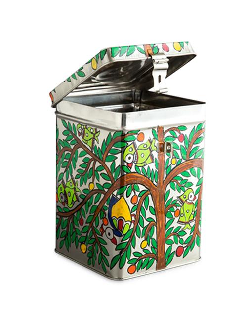 multicoloured hand- painted container - 1017057 - Standard Image - 1
