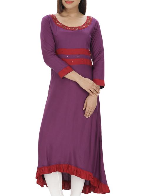 women's flared kurta - 10170604 -  Standard Image - 0