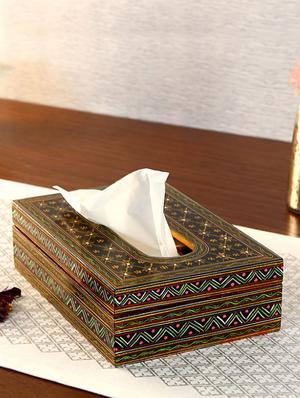 handpainted tissue box - 1017066 - Standard Image - 6