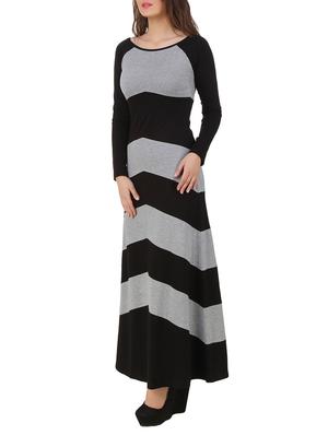 grey cotton blend dress - 10193732 - Standard Image - 2