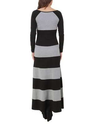 grey cotton blend dress - 10193732 - Standard Image - 3