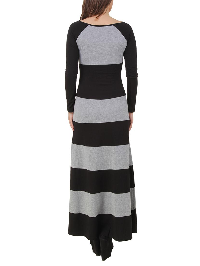 grey cotton blend dress - 10193732 - Zoom Image - 3