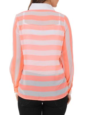 long sleeved striped shirt - 10193773 - Standard Image - 3