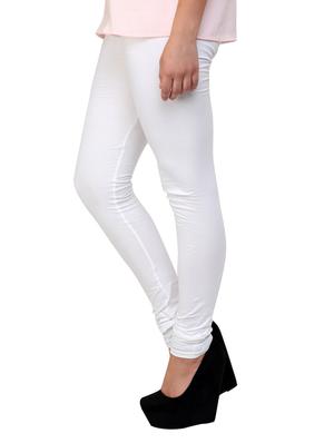 white cotton leggings - 10229418 - Standard Image - 2