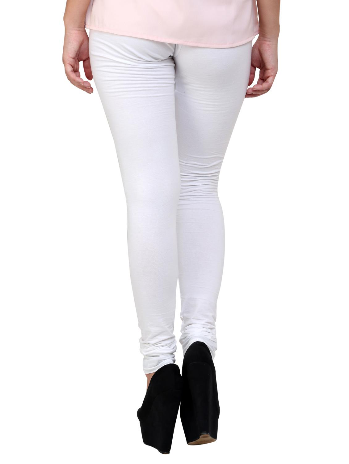 white cotton leggings - 10229418 - Zoom Image - 3