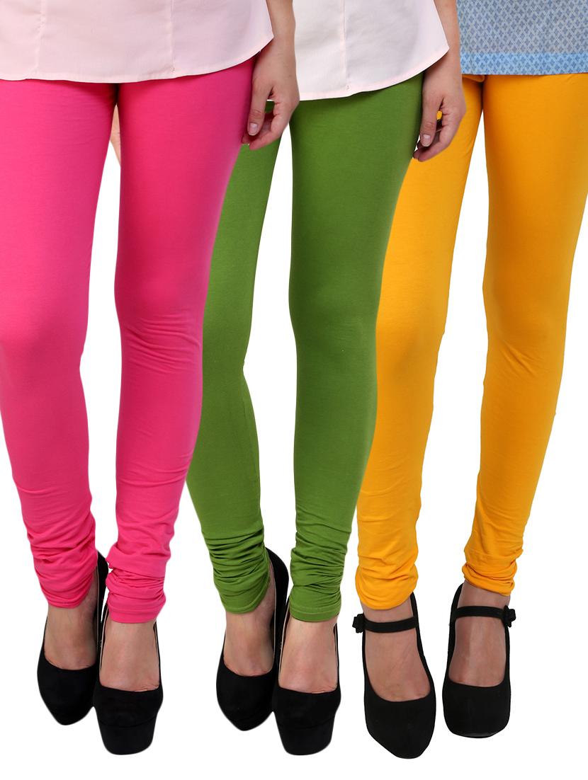 multi colored cotton leggings - 10229462 - Zoom Image - 1