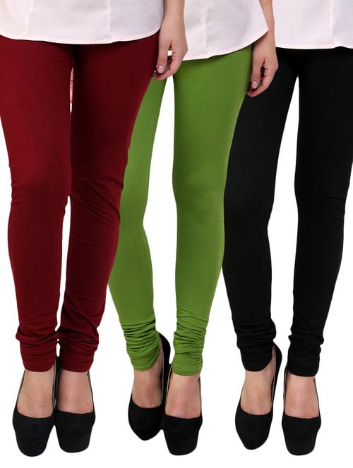 multi colored cotton leggings - 10229553 - Very Small Image - 1