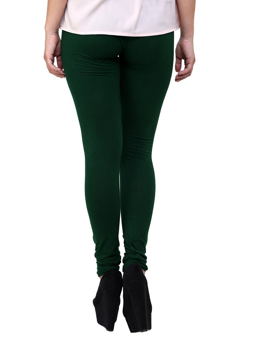 green cotton leggings - 10229563 - Zoom Image - 4